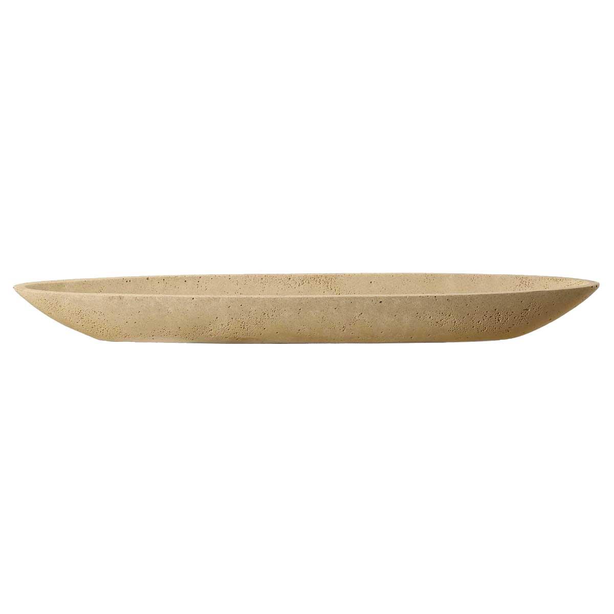 Vessel Cast Ivory Canoe Bowl by Uttermost