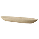 Vessel Cast Ivory Canoe Bowl by Uttermost