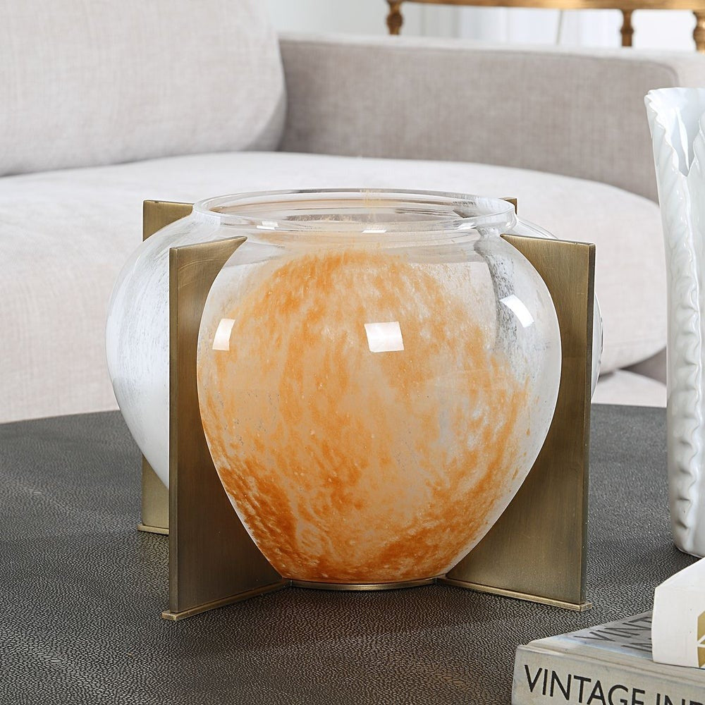 Amber Swirl Vase by Uttermost