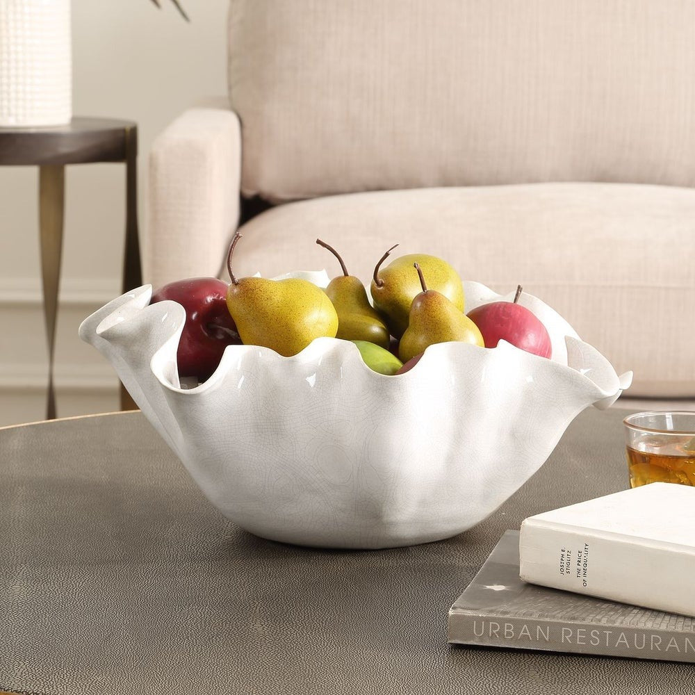 Ruffle Bloom Bowl by Uttermost