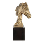 Chiseled Horse Bust Sculpture by Uttermost