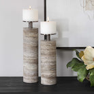 Shadowstone Candleholders - Set of 2 by Uttermost