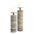 Shadowstone Candleholders - Set of 2 by Uttermost
