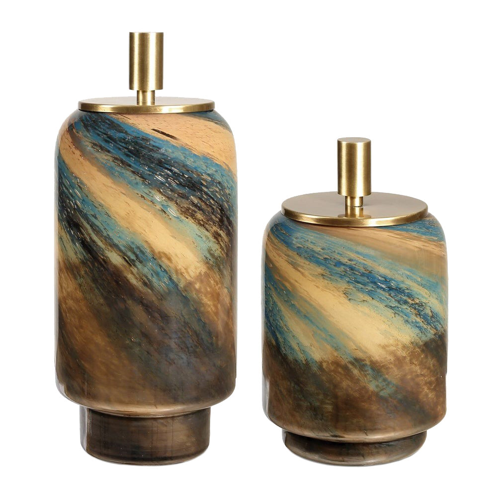 Celestial Tide Containers Set of 2 by Uttermost