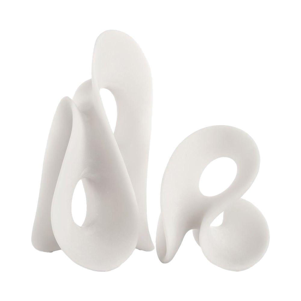 Silent Wave Sculptures Set of 2 by Uttermost