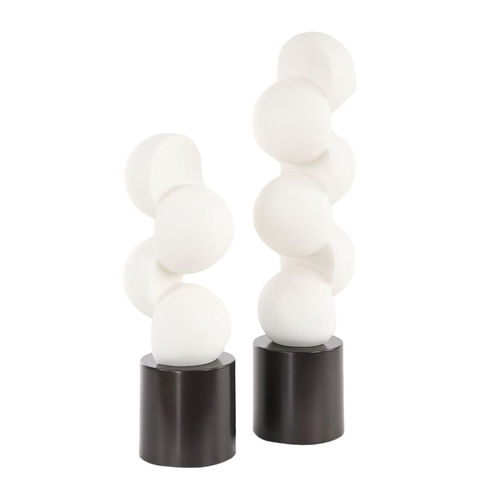 Symmetry Circle Sculptures - Set of 2 by Uttermost