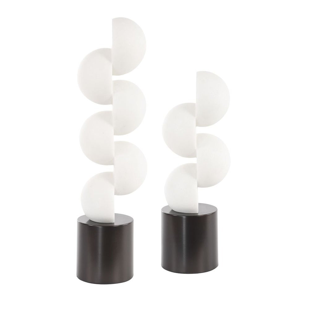 Symmetry Circle Sculptures - Set of 2 by Uttermost