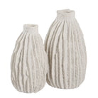 Ivory Ridge Vases Set of 2 by Uttermost