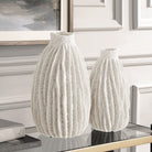 Ivory Ridge Vases Set of 2 by Uttermost