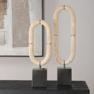 Oval Fusion Sculptures Set of 2 by Uttermost