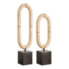 Oval Fusion Sculptures Set of 2 by Uttermost
