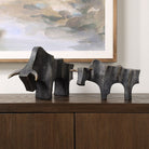 Regal Bull Sculptures Set of 2 by Uttermost