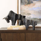 Regal Bull Sculptures Set of 2 by Uttermost