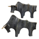 Regal Bull Sculptures Set of 2 by Uttermost
