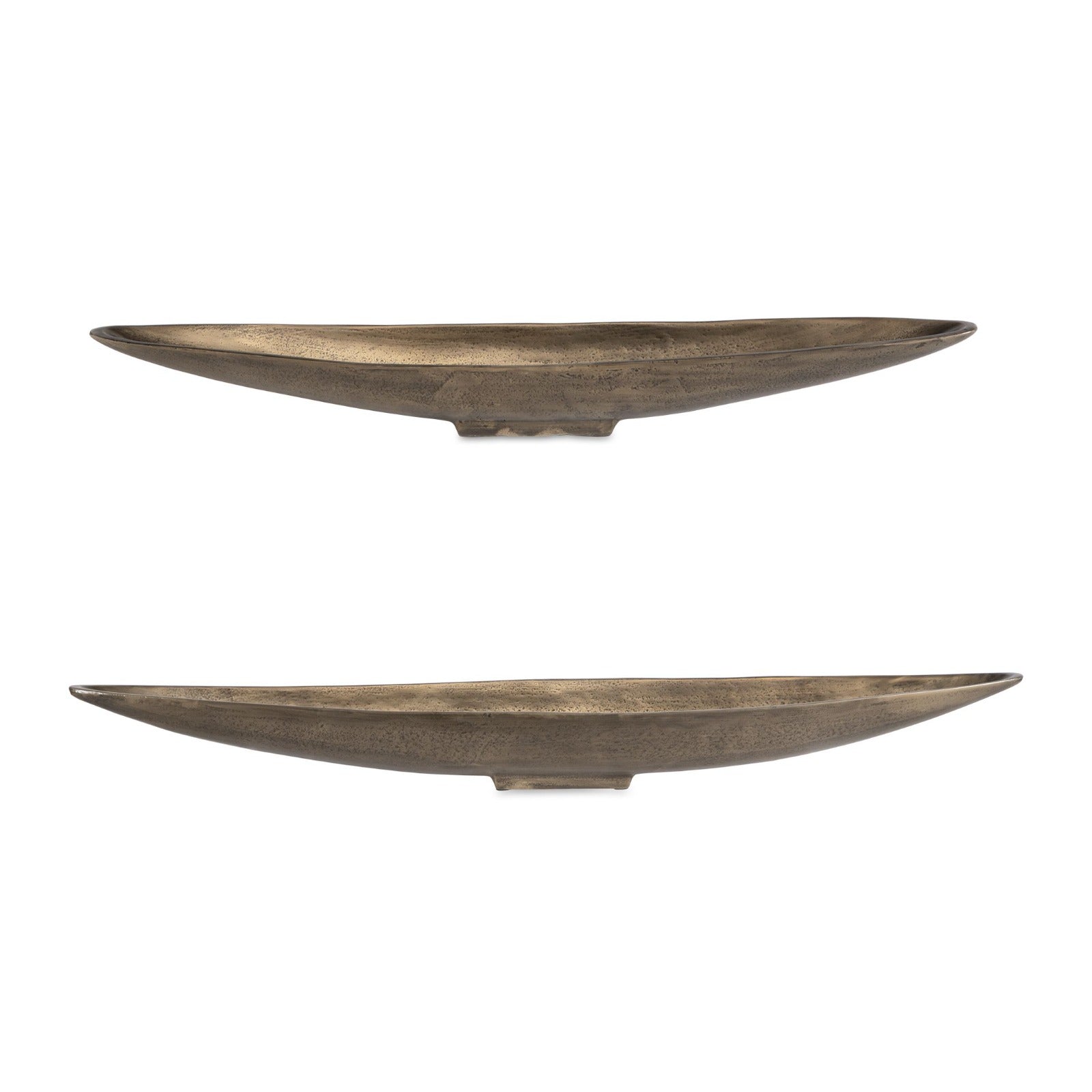 River Run Indoor-Outdoor Antique Brass Bowls - Set of 2 by Uttermost