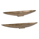 River Run Indoor-Outdoor Antique Brass Bowls - Set of 2 by Uttermost