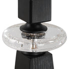 Ebon Glow Candleholders Set of 2 by Uttermost
