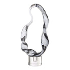 Luminous Twist Glass Sculpture by Uttermost