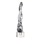 Luminous Twist Glass Sculpture by Uttermost