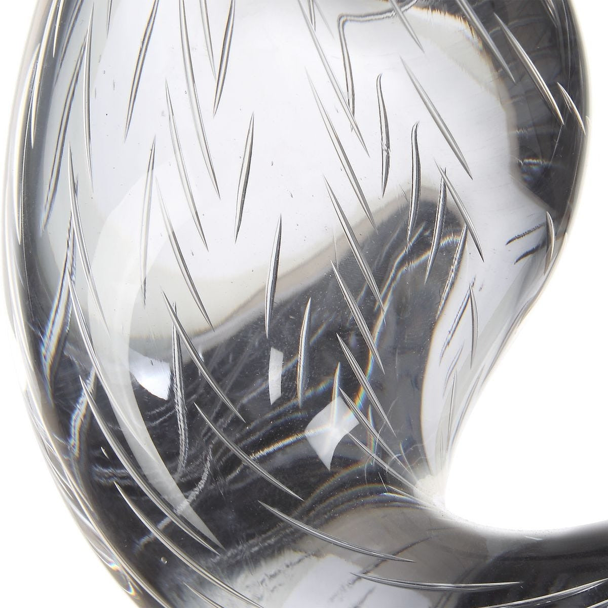 Luminous Twist Glass Sculpture by Uttermost