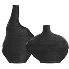 Duostacked Black Vases Set of 2 by Uttermost
