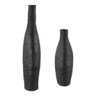 Duostacked Black Vases Set of 2 by Uttermost