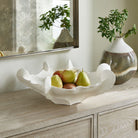Coral Mirage White Outdoor Bowl by Uttermost