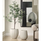 Rustic Ridge Off-White Outdoor Planter by Uttermost