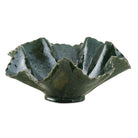 Verdant Bloom Emerald Outdoor Bowl by Uttermost