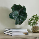 Verdant Bloom Emerald Outdoor Bowl by Uttermost