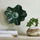 Verdant Bloom Emerald Outdoor Bowl by Uttermost