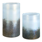 Midnight Mist Cylindrical Vases Set of 2 by Uttermost
