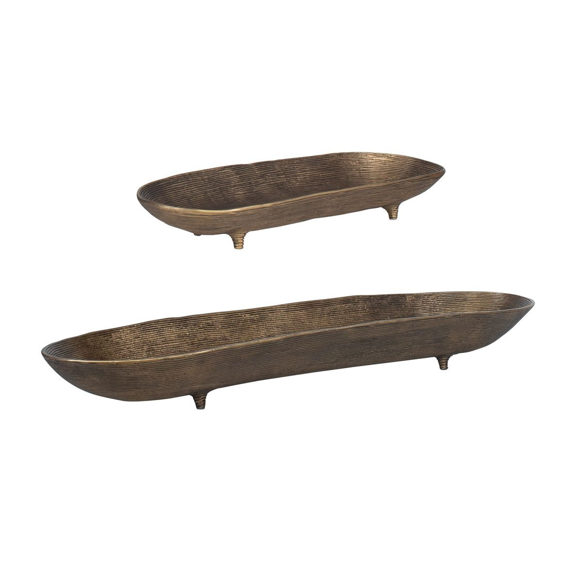 Stratum Oval Brass Bowls Set of 2 by Uttermost