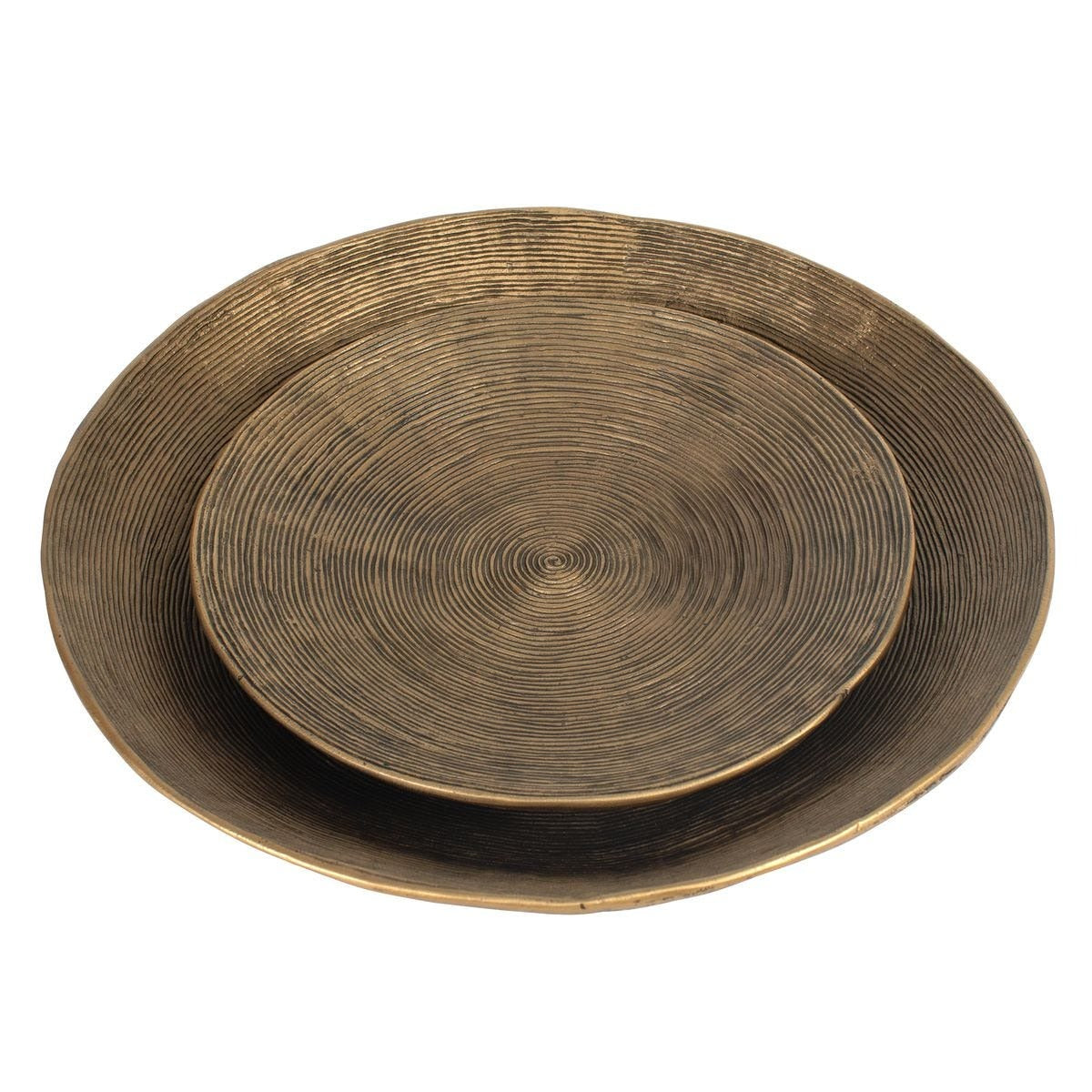 Stratum Round Brass Bowls Set of 2 by Uttermost