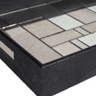 Modern Mosaic Antique Mirrored Tray by Uttermost