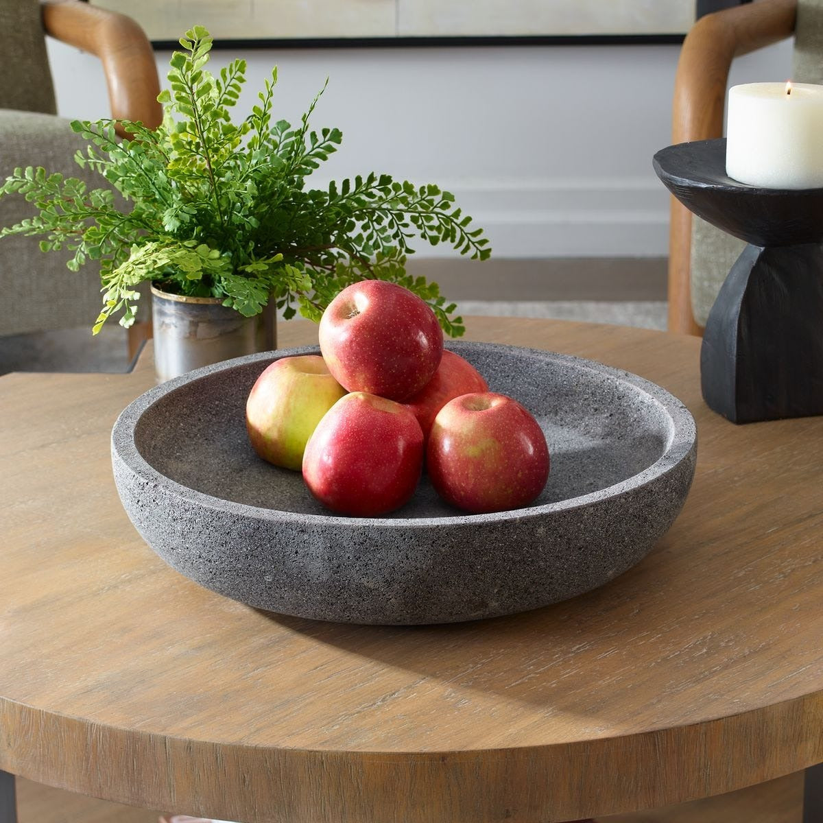 Ashen Earth Outdoor Bowl by Uttermost