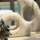Stone Flow Outdoor Sculptures Set of 2 by Uttermost