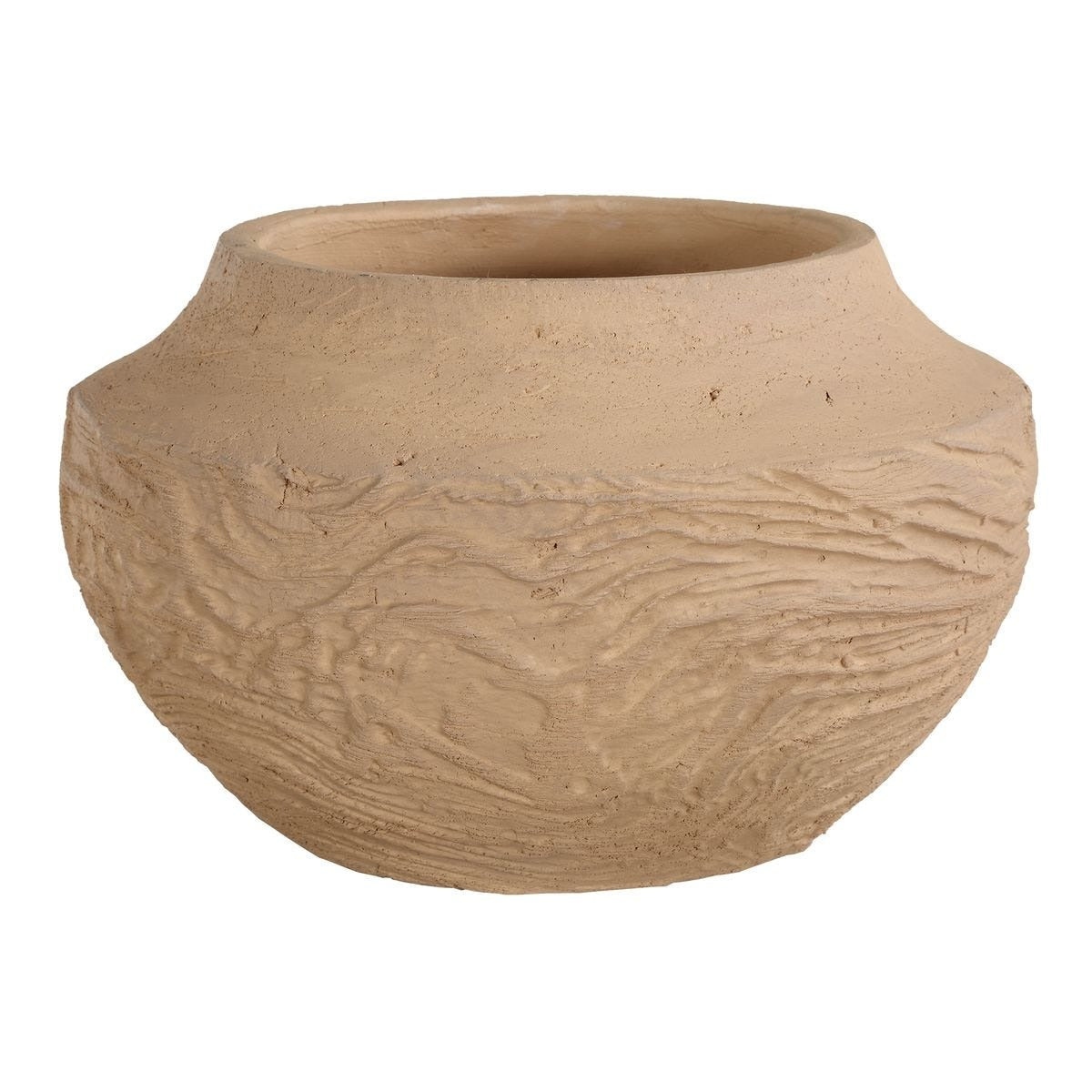 Sandstone Flow Small Terracotta Vase by Uttermost