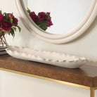 Ripple Crest White Bowl by Uttermost