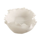 Ripple Crest White Bowl by Uttermost