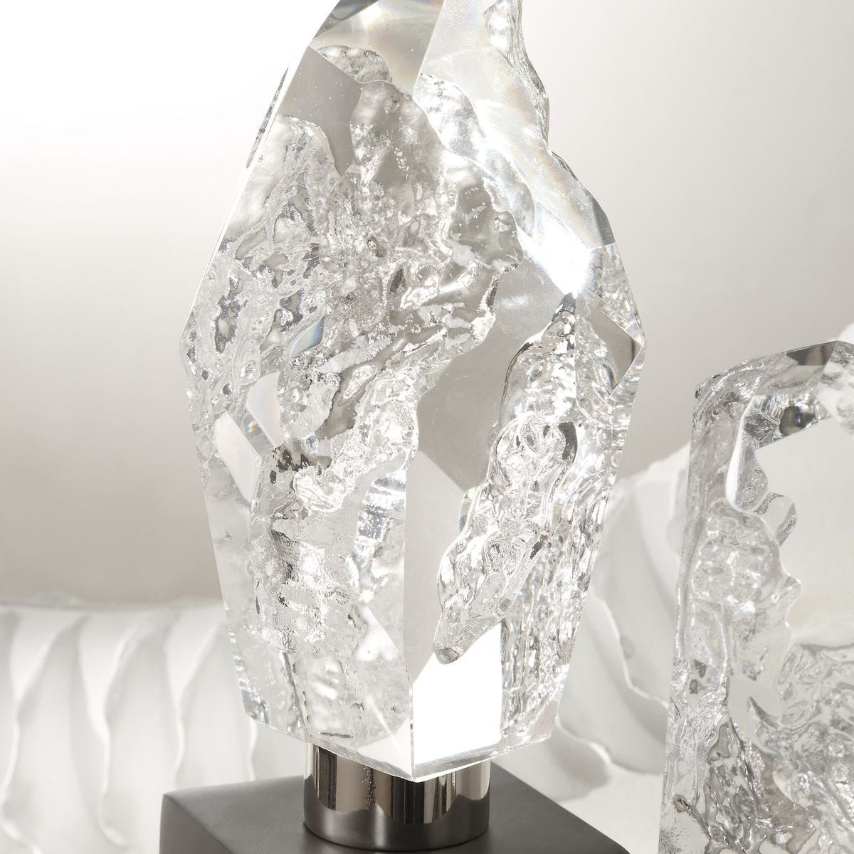 Crystal Peak Sculptures Set of 2 by Uttermost
