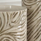 Timber Swirl Earth Tone Vases Set of 2 by Uttermost