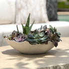Obscura Warm White Outdoor Bowl by Uttermost