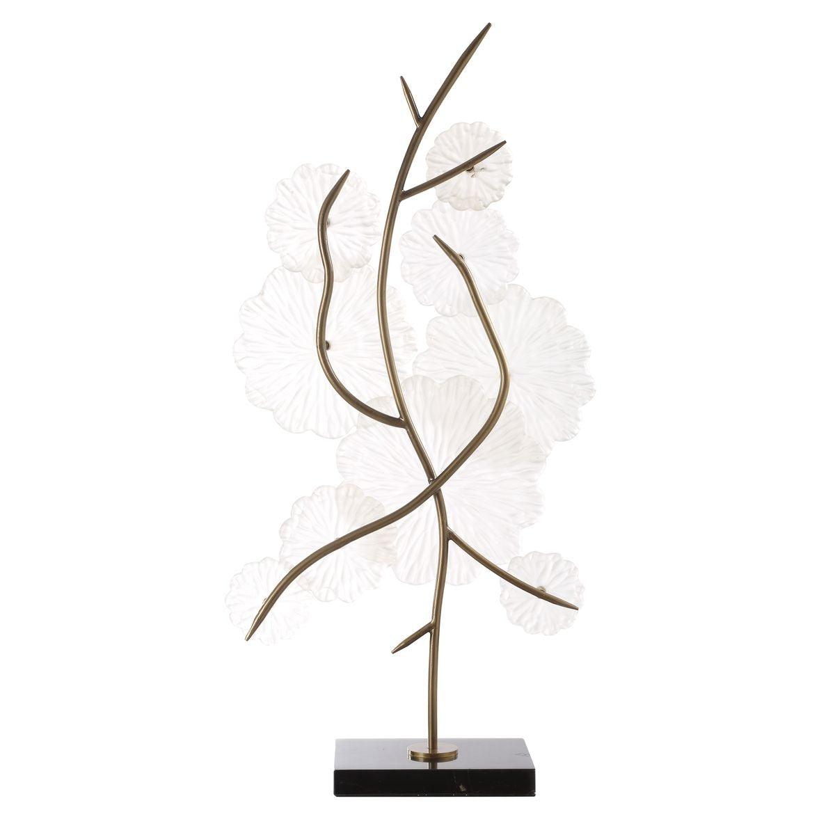 Glass Garden Table Sculpture by Uttermost