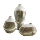 Earthflow Glazed Outdoor Vases Set of 3 by Uttermost