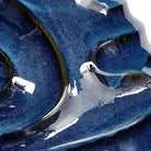 Helix Swirl Blue Outdoor Vase by Uttermost