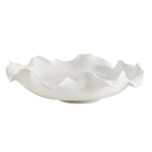 Wave Crest White Outdoor Bowl by Uttermost