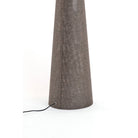 Micky Linen Floor Lamp - Brown Light & Living