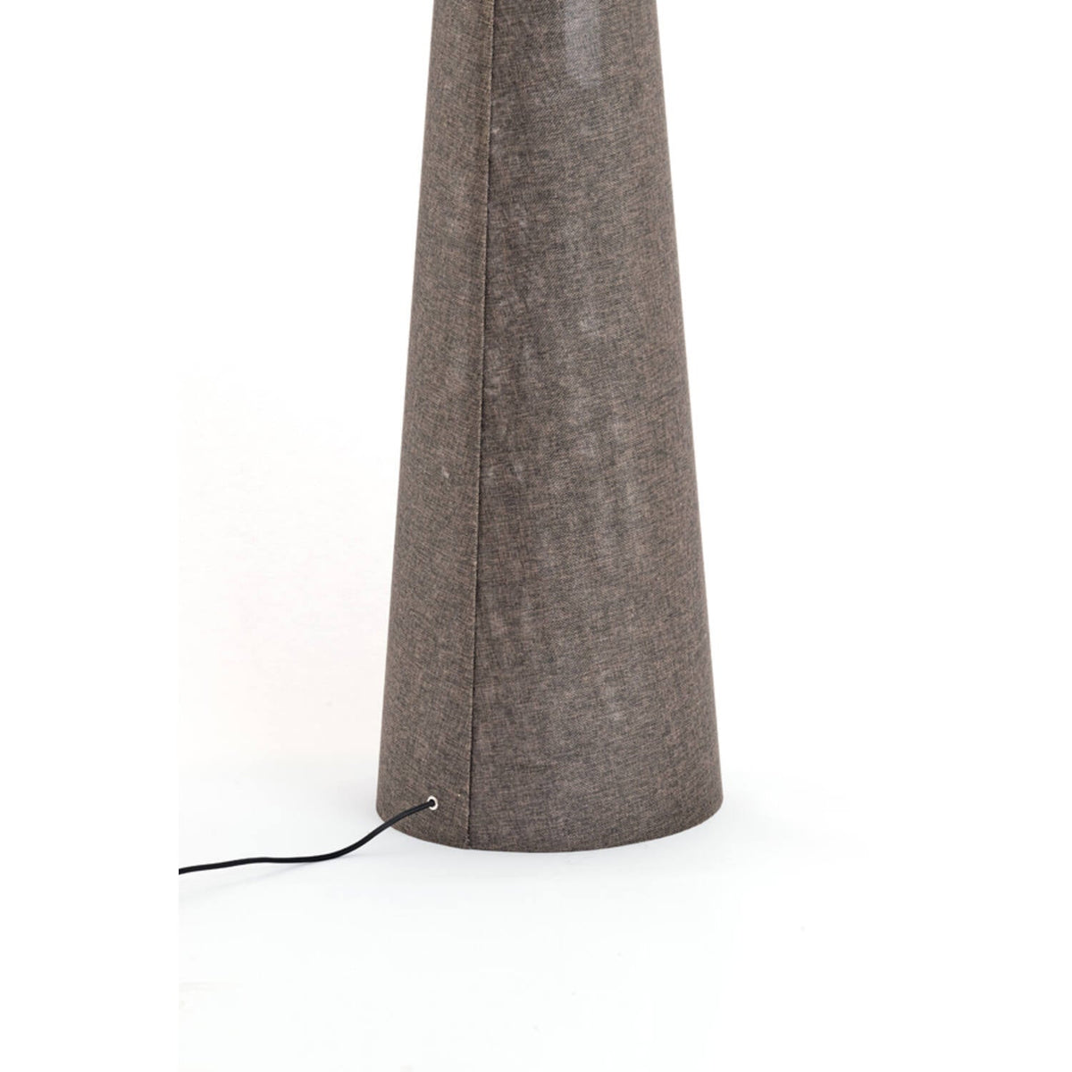 Micky Linen Floor Lamp - Brown Light & Living