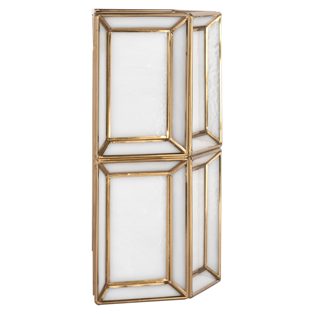 Amara Antique Brass & Glass Wall Light by Richmond Interiors